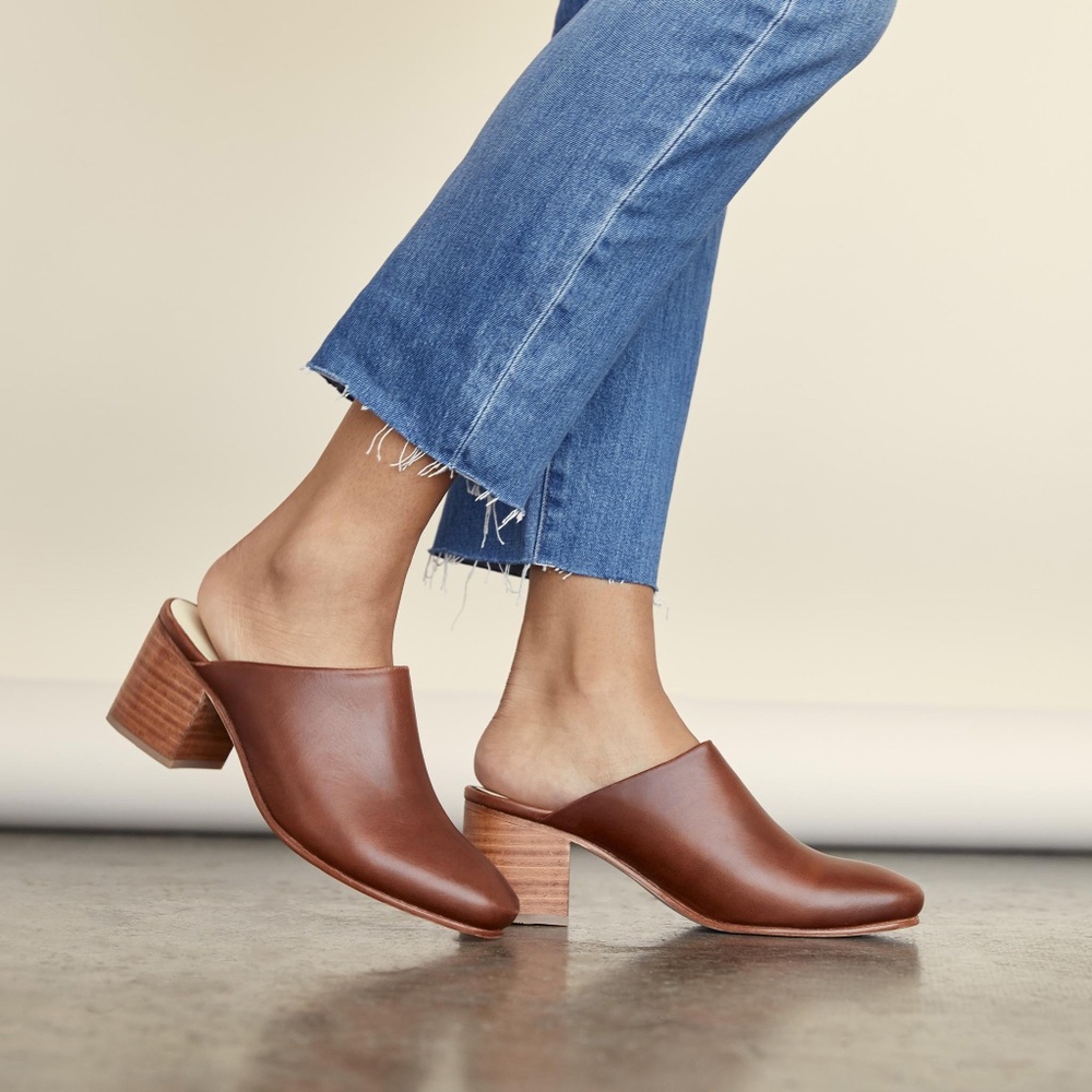 Nisolo All Day Heeled Mule Block Heel leather in Size 10 🍂 - Picture 2 of 10
